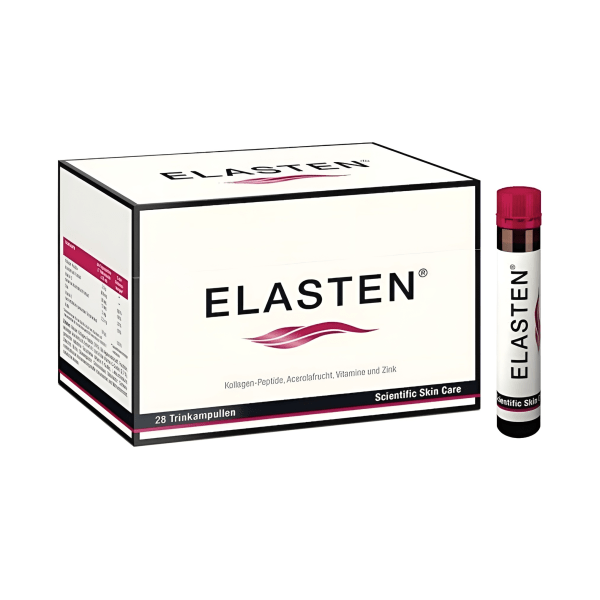 Collagen Elasten nước uống bổ sung Collagen Đức (Hộp 28 ống x 25ml)