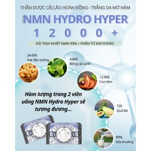 Viên uống Gran Medic NMN Hydro Hyper 12000 làm trắng da 1